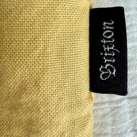 EUC Brixton Short Sleeve Garment-Dyed Cotton Button-Up Shirt – XL Mustard Yellow - Picture 3 of 12